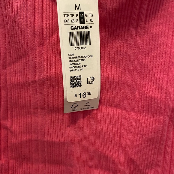 Hot Pink Bodycon Tank - Picture 3 of 3